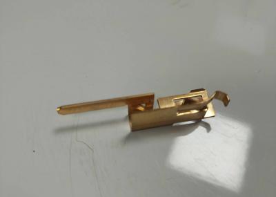 Brass Sheet Metal Stamping Parts Oem Micro Dimension 0.2-0.5mm Thickness