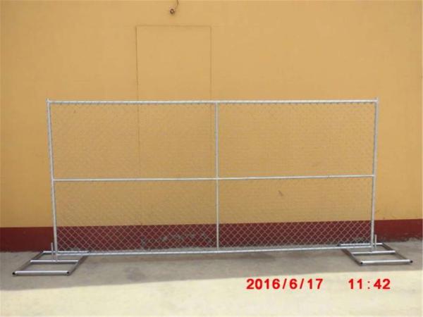 chain link temporary construction fence panels 6FT X 10F Mesh 2 3/8  x 2 3/8 ( 60mm x 60mm ) x 12 gauge wire
