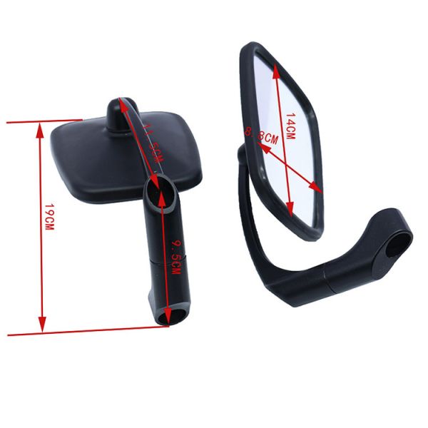 Design Silver Modified Universal Retro Scooter Motorcycle Mirrors Popular Choice