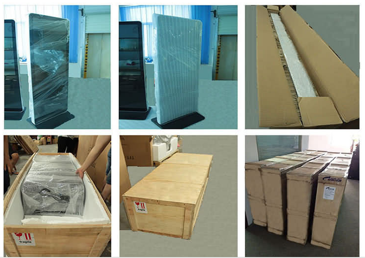 43 Inch All in One PC Interactive Touch Screen  Kiosk Advertising Display For Mall