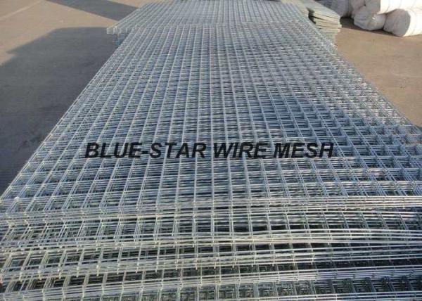 Square Hole Welded Carbon Steel Wire Mesh Hot Dipped Gal / PVC Coated Plain