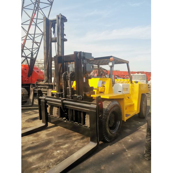 TCM FD100 10 ton Japan original forklift in good condition for home at discounted