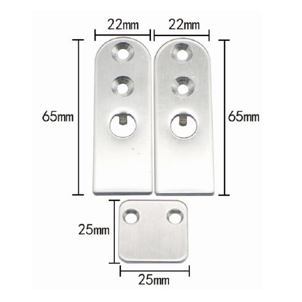 6063 Aluminium Concealed Door Bottom Seal U Shaped For Wooden Door