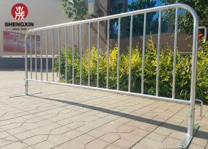 Hot Dipped 190mm Crowd Control Barricades Safety Expandable