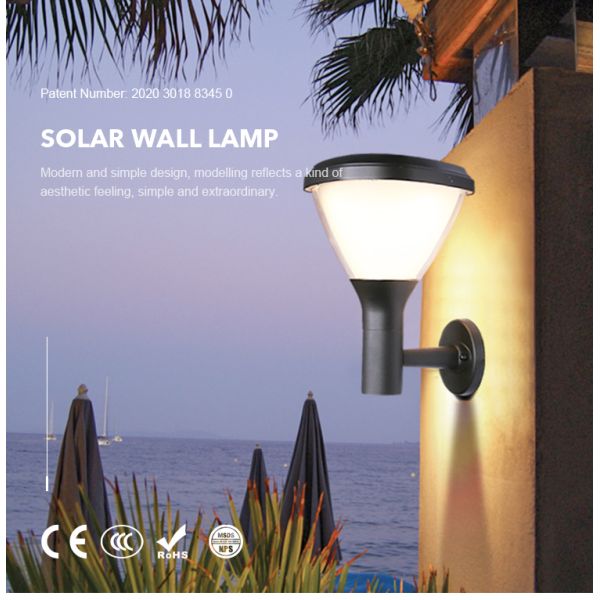 стена СИД 4.5W 5V установила солнечный свет IP65 делает водостойким для на открытом воздухе