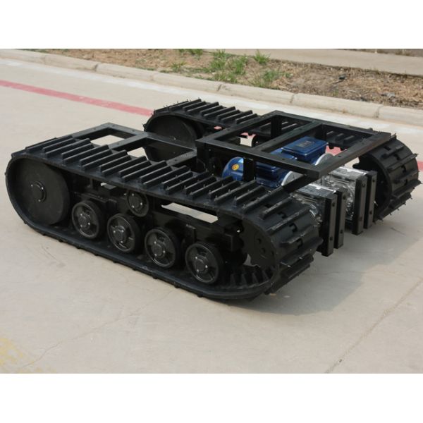 Grande couleur en caoutchouc de noir de train d'atterrissage de voie de Frameset pour la machine à paver/déchargeur