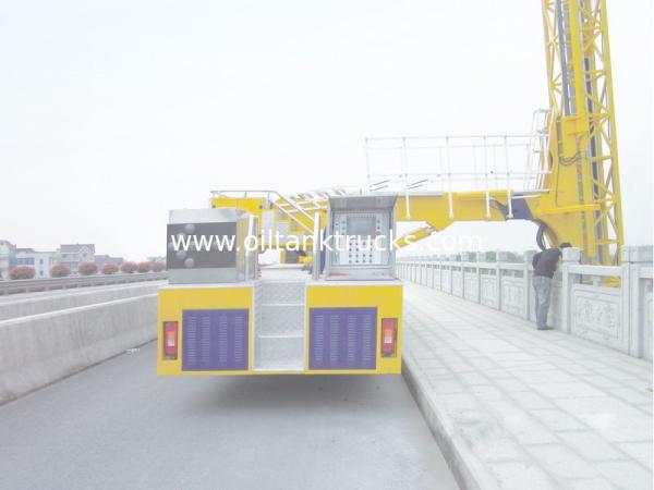 FAW Chassis 8x4 206KW 280HP Truss Bridge Inspection Machine , Width 4m