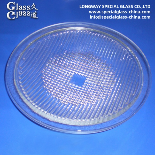 Custom Molded Boroslicate Glass lamp Cover For Led Street Light