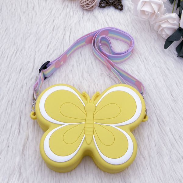 Милая Бабочка Кроссоди Сумка Малыш Кроссоди Сумка Кошелек Рамочные Сумочки Ручная Сумка Кроссоди Сумочки Монеты Сумочка Для Детей