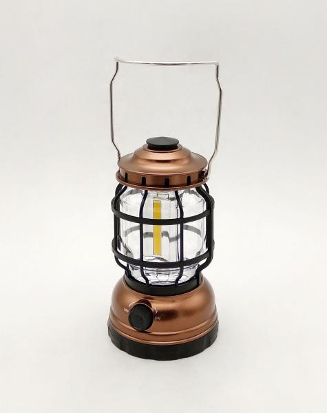 COB Classical 2 In 1 LED Camping Lantern 3.7v-4.2v Electric Camping Lantern