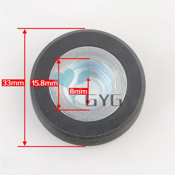 ELEVATOR DOOR BALL, ELEVATOR CUSHION BALL 33X8.5 MM, HALL DOOR CUSHION, HALL DOOR BALL