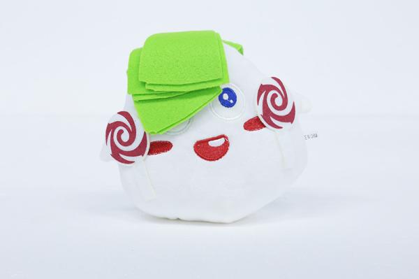 Skin Friendly Soft Plush Toys Green / White Color Smooth Feeling Elf Shape