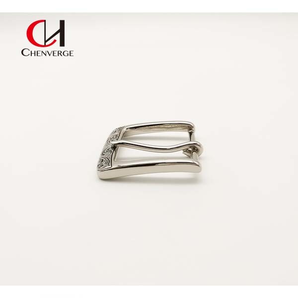 Antiwear Nickel Metal Belt Buckles Thickness 6mm Square Shape