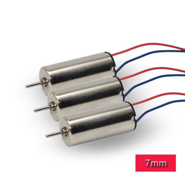 0716 Coreless DC Motor 3.7v 7mm Diameter 16mm Body Length For Toy Helicopter