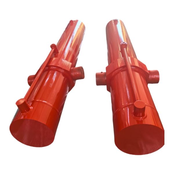 Vérin hydraulique différentiel CD tige 70mm tube 125mm simple effet