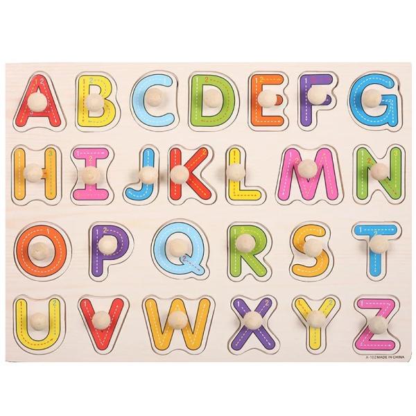Hand Grasp 3D Montessori Wooden Jigsaw Puzzle For Infant Education