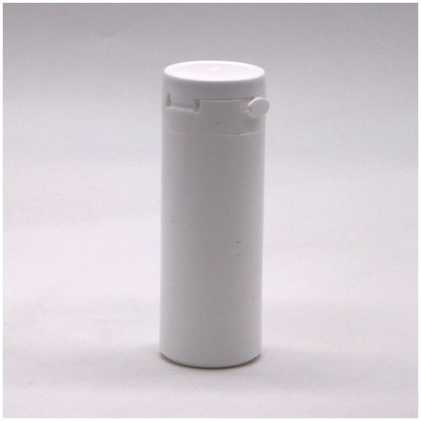 50mL Round Shape HDPE Plastic Bottle for Customized Color Medicine Supplement Storage