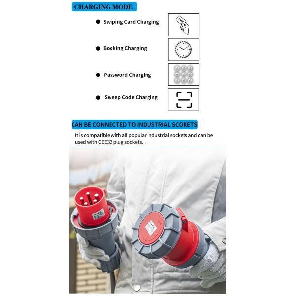 Adjustable Portable DC EV Charger EVSE Fast Smart Charging Box CE Certificated 30KW