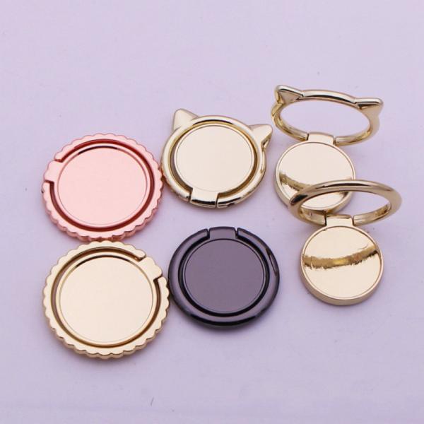 Sublimation-Ready Ring Clip Blanks Customizable Phone Ring Stand