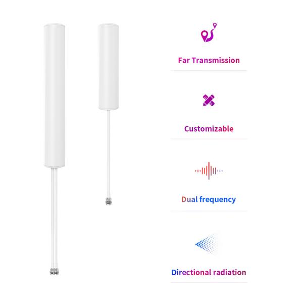 Antenna externa Wifi de longo alcance de 50 km com polarização vertical e conector TS9