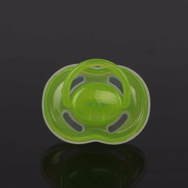Transparency Silicone Baby Pacifier Food Grade With Big Plush Size Nipple Teat