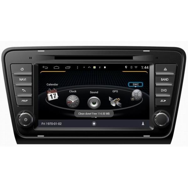 ouchuangbo car dvd head unit s160 android 4.4 for Skoda Octavia 2013 with auto gps radio iPod BT wifi 3g