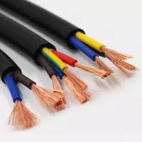Isolação elétrica flexível do PVC do condutor do cobre do fio à terra de RVV