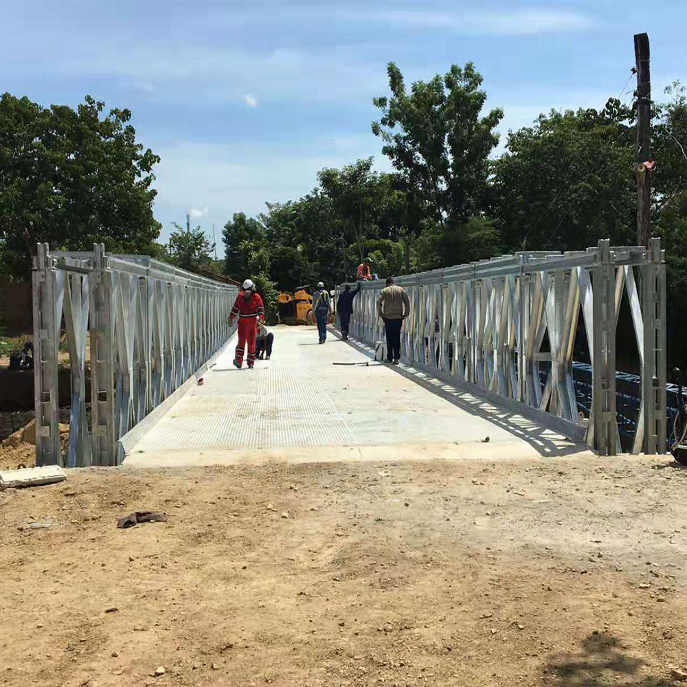 Стальная конструкция пешеходного модульного дизайна моста К345б Бейлей компакта 200