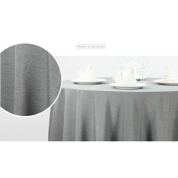 Jacquard Banquet Linens Hotel Restaurant Round Tablecloth