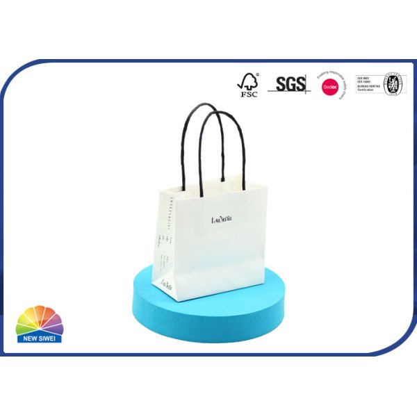 Подгонянные белые бумажные мешки Kraft для упаковки бумаги качества еды конфеты розничного торговца