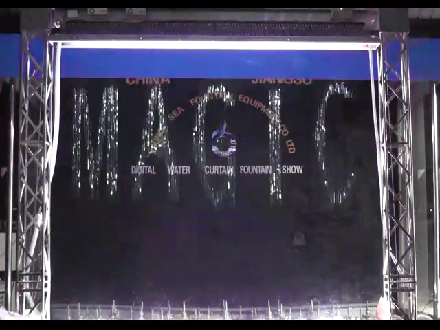 Музыкальные интерактивные цифровые водяные шторы фонтан из нержавеющей стали 304