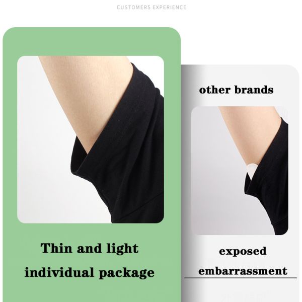 White Disposable Armpit Under Arm Absorbent Pads Cotton Anti Sweat Pad for 11*9.5cm/12.5*9.5cm/12.5*11cm