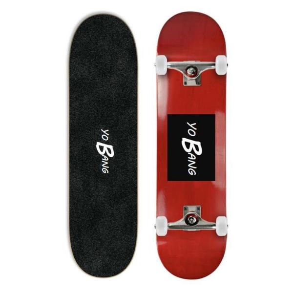 31.6inch Green Decks Complete Skateboards Street Skate With 7 Layer Chinese Maple