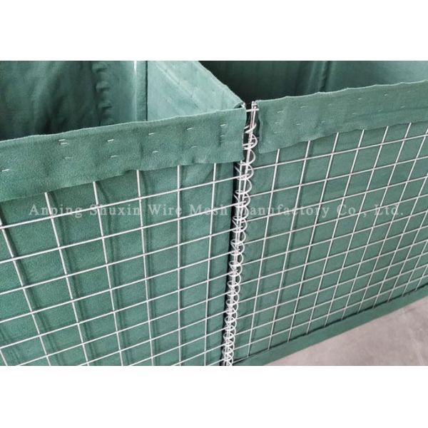 Сумка барьера песка Geotextil сильная военная Hesco зеленого цвета Mil 2