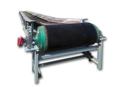 Electric Drum Wide  Inclined Belt Conveyor Small Space Occupancy Custom Design