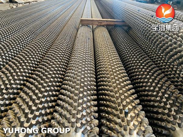 Tubo con espárragos ASTM A312 TP317L para intercambiador de calor