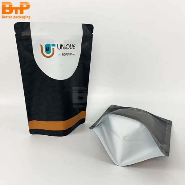 Low MOQ 10 Pcs Custom-Logo Stand-up Zipper Bag Resealable Matt or Glossy Finished Food Grade Packaging Mylar Doypack Bags