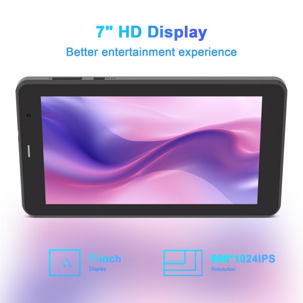 C Idea Android 13 Tablet 512GB With SIM 7 Inch Tablet PC For Students CM518 Pro Black