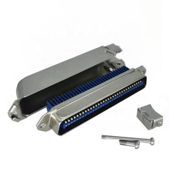 Amphenol Replacement Champ Connectors 64 Way IDC Male Centronics Connector 32 Pairs 64 Pin