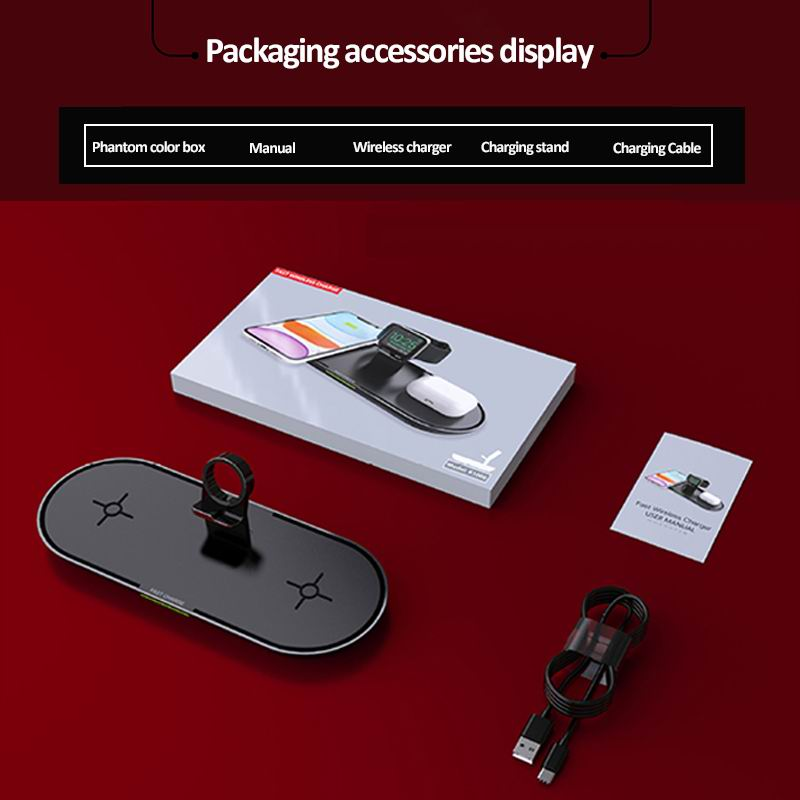 Mobile Phone QI 205KHz 8mm 25W Wireless Charging Pad