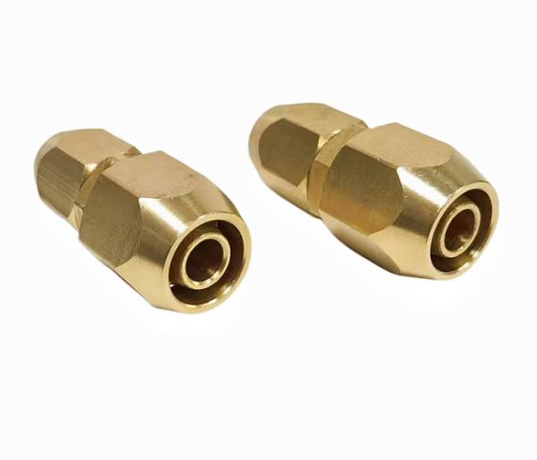 vista identificação dos encaixes 1/4inch do freio de ar e 3/8inch a identificação de bronze de oposição NPT