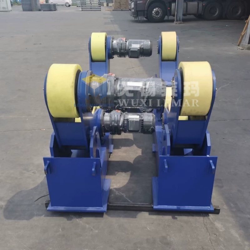 10 Ton Self Aligning Storage Tank Turning Rolls VFD Welding Rotator for Stainless Steel Tank