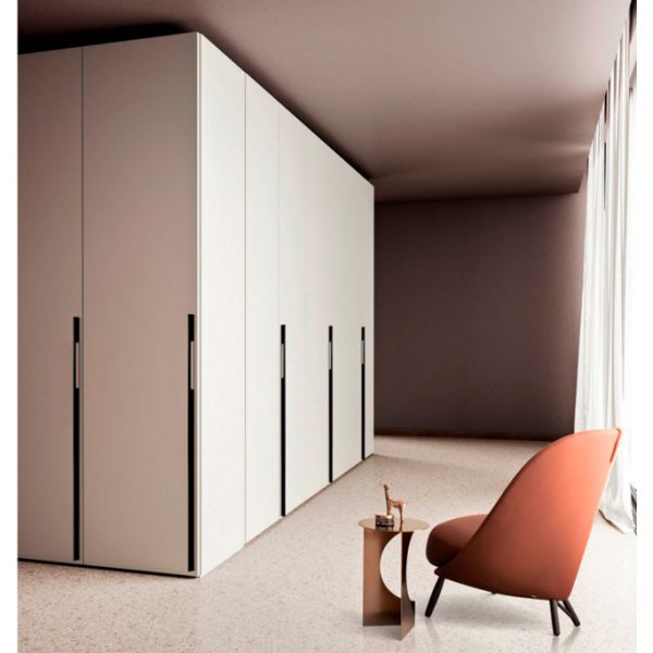 Aluminum Wardrobe Handles Cabinet Door Profile Long Edge Pull Handles