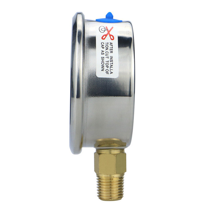 Precision Stainless Steel Oil Pressure Gauge for Industrial 2.5% Accuracy Guaranteed