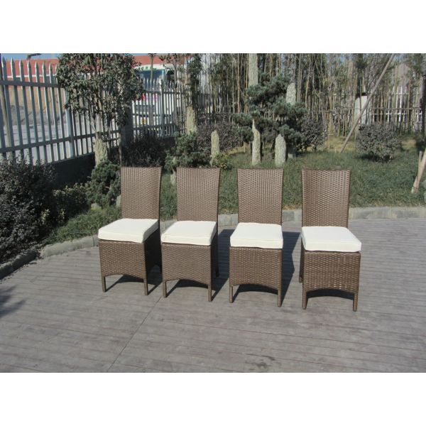  5pcs KD rattan dining set     