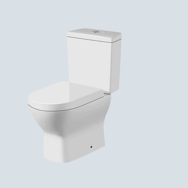 Two Piece Washdown Toilets 370x700x790mm Modern S Trap Toilet Orin OR5096