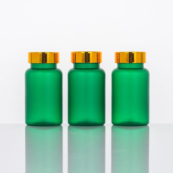 Luxury Packaging 10oz 13oz 16oz 300ml 380ml PET Pharmaceutical Capsule Pill Bottle with Seal Medicine Vitamin Bottles Containers