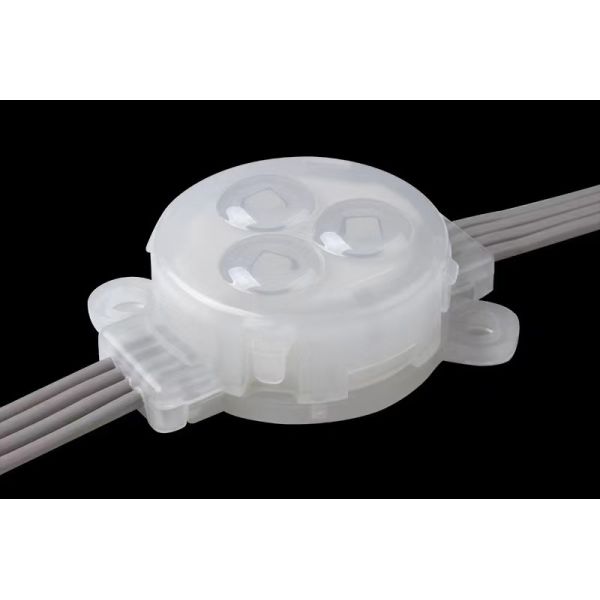 Punto al aire libre IP67 ligero de la prenda impermeable 1W Smd3535 DMX512 DC12V 30m m RGBW LED