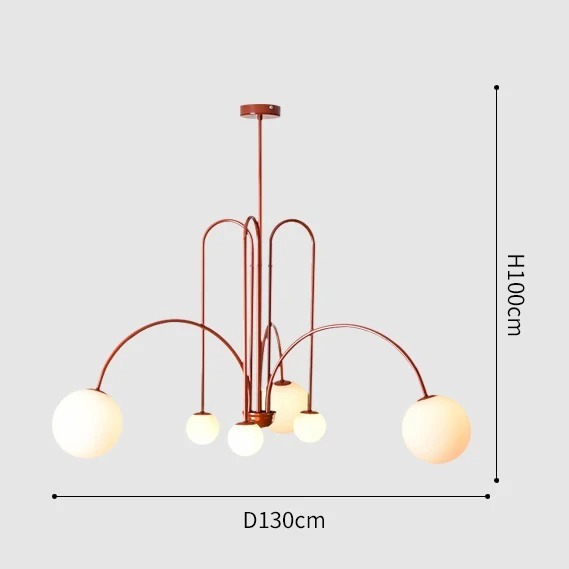 Nordic Minimalist Pendant Light for Living Room Restaurant Lamp（WH-AP-668）