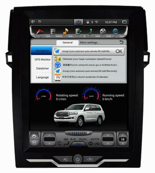 Ouchuangbo  Vertical Screen Tesla Style Android 6.0  for Toyota Reiz 2014-2016 with gps navi multimedia audio player